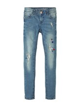TOM TAILOR Mädchen Jeans mit Strasssteinen, blau, Gr.176