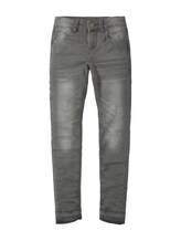 TOM TAILOR Mädchen Jeans mit ausgefranstem Saum, grau, Gr.152