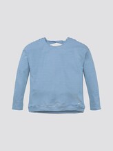 TOM TAILOR Mädchen Gestreiftes Sweatshirt, blau, Gr.164