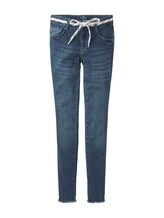 TOM TAILOR Mädchen Lissie Jeans mit Schnürsenkel-Gürtel, blau, Gr.164