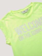 T-shirt with fringes - Girls - fiery lime neon|green T-shirt with fringes - Girls - fiery lime neon|green - 9 - Tom Tailor E-Shop Kollektion