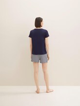 Maritimes Pyjama-Set mit Shorts - Frauen - blue ring Maritimes Pyjama-Set mit Shorts - Frauen - blue ring - 2 - TOM TAILOR
