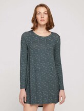 Gemustertes Nachthemd - Frauen - grey-medium-allover Gemustertes Nachthemd - Frauen - grey-medium-allover - 1 - TOM TAILOR