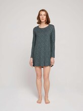 Gemustertes Nachthemd - Frauen - grey-medium-allover Gemustertes Nachthemd - Frauen - grey-medium-allover - 3 - TOM TAILOR