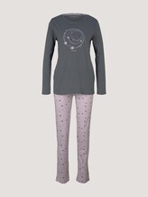 Pyjama Set mit Print - Frauen - light-purple-allover Pyjama Set mit Print - Frauen - light-purple-allover - 7 - TOM TAILOR