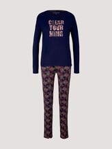Pyjama Set mit Print - Frauen - dark blue allover Pyjama Set mit Print - Frauen - dark blue allover - 7 - TOM TAILOR