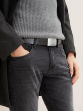 Ledergürtel mit Metallschnalle - Männer - black uni Ledergürtel mit Metallschnalle - Männer - black uni - 5 - TOM TAILOR