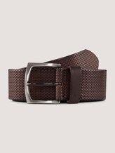 Ledergürtel mit Prägung - Männer - brown uni Ledergürtel mit Prägung - Männer - brown uni - 7 - TOM TAILOR