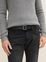 Ledergürtel im Used Look - Männer - black uni Ledergürtel im Used Look - Männer - black uni - 5 - TOM TAILOR