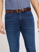 Ledergürtel mit schmaler Schnalle - Männer - brown uni Ledergürtel mit schmaler Schnalle - Männer - brown uni - 5 - TOM TAILOR