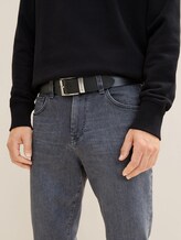 Ledergürtel mit schmaler Schnalle - Männer - black uni Ledergürtel mit schmaler Schnalle - Männer - black uni - 5 - TOM TAILOR