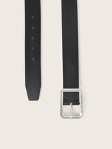 Ledergürtel mit Doppelschließe - Männer - black uni Ledergürtel mit Doppelschließe - Männer - black uni - 9 - TOM TAILOR
