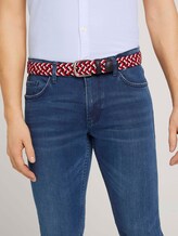 Geflochtener Gürtel - Männer - navy white red Geflochtener Gürtel - Männer - navy white red - 5 - TOM TAILOR