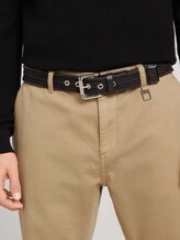 Geweven denim riem - Mannen - black uni Geweven denim riem - Mannen - black uni - 5 - TOM TAILOR