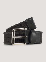 Geweven denim riem - Mannen - black uni Geweven denim riem - Mannen - black uni - 7 - TOM TAILOR