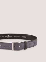 Veloursleder Gürtel - Männer - grey uni Veloursleder Gürtel - Männer - grey uni - 9 - TOM TAILOR