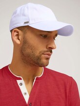 Cap mit Logo Stickerei - Männer - white uni Cap mit Logo Stickerei - Männer - white uni - 5 - TOM TAILOR