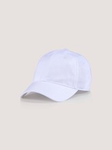 Cap mit Logo Stickerei - Männer - white uni Cap mit Logo Stickerei - Männer - white uni - 7 - TOM TAILOR