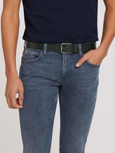 Ledergürtel im Used Look - Männer - black uni Ledergürtel im Used Look - Männer - black uni - 5 - TOM TAILOR Denim