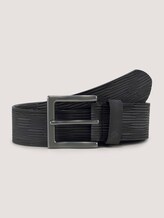 Geprägter Ledergürtel im Used Look - Männer - black uni Geprägter Ledergürtel im Used Look - Männer - black uni - 7 - TOM TAILOR Denim