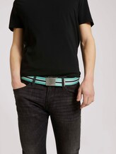 Gestreifter Bandgürtel - Männer - green white navy Gestreifter Bandgürtel - Männer - green white navy - 5 - TOM TAILOR Denim