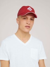 Cap mit Logo Stickerei - Männer - red uni Cap mit Logo Stickerei - Männer - red uni - 5 - TOM TAILOR Denim