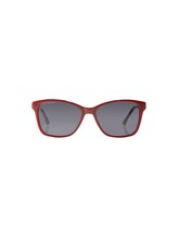 TOM TAILOR Unisex Wayfarer Unisex-Kindersonnenbrille, rot, Logo Print, Gr. ONESIZE