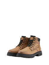 TOM TAILOR Herren Ungefütterte Stiefel, beige, Uni, Gr. 44