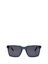 TOM TAILOR Herren Rechteckige Sonnenbrille, blau, Uni, Gr. ONESIZE