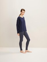 Gepunktete Pyjama Leggings - Frauen - dark blue allover Gepunktete Pyjama Leggings - Frauen - dark blue allover - 11 - TOM TAILOR