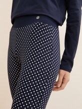Gepunktete Pyjama Leggings - Frauen - dark blue allover Gepunktete Pyjama Leggings - Frauen - dark blue allover - 9 - TOM TAILOR