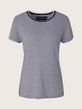 Kurzes Pyjama Oberteil mit Streifen - Frauen - blue ring Kurzes Pyjama Oberteil mit Streifen - Frauen - blue ring - 7 - TOM TAILOR