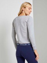Pyjama Sweatshirt - Frauen - grey melange Pyjama Sweatshirt - Frauen - grey melange - 2 - TOM TAILOR