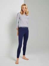 Pyjama Sweatshirt - Frauen - grey melange Pyjama Sweatshirt - Frauen - grey melange - 3 - TOM TAILOR