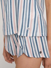Pyjama Top mit Knotendetail - Frauen - dark white stripes Pyjama Top mit Knotendetail - Frauen - dark white stripes - 9 - TOM TAILOR