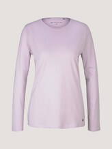 Pyjama Langarmshirt - Frauen - light-purple-uni Pyjama Langarmshirt - Frauen - light-purple-uni - 7 - TOM TAILOR