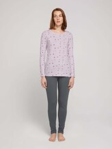 Lange Pyjamahose - Frauen - grey-medium-uni Lange Pyjamahose - Frauen - grey-medium-uni - 3 - TOM TAILOR