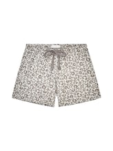 TOM TAILOR Damen Pyjama Shorts mit Animalprint, grau, Animalprint, Gr. L/40