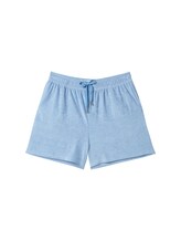 TOM TAILOR Damen Unifarbene Shorts, blau, Uni, Gr. S/36