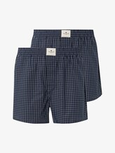 Boxer-Shorts im Doppelpack - Männer - dk blue caro Boxer-Shorts im Doppelpack - Männer - dk blue caro - 7 - TOM TAILOR