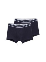 TOM TAILOR Herren Kurze Boxer im 2er-Pack, blau, Gr. XXL/8