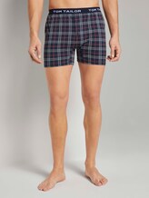 Jersey Karo Boxershorts - Männer - blue-dark-allover Jersey Karo Boxershorts - Männer - blue-dark-allover - 1 - TOM TAILOR