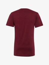 Pyjama T-Shirt - Männer - red-medium-solid Pyjama T-Shirt - Männer - red-medium-solid - 8 - TOM TAILOR