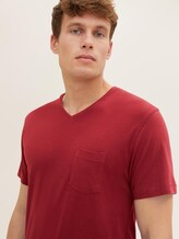 Pyjama T-Shirt - Männer - red-medium-solid Pyjama T-Shirt - Männer - red-medium-solid - 9 - TOM TAILOR