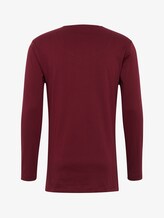 Long sleeve pyjama top - Men - red-dark-solid Long sleeve pyjama top - Men - red-dark-solid - 8 - TOM TAILOR