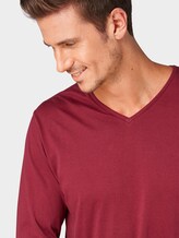 Long sleeve pyjama top - Men - red-dark-solid Long sleeve pyjama top - Men - red-dark-solid - 9 - TOM TAILOR