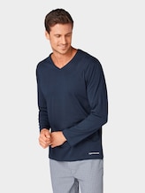 Pyjama Langarmshirt - Männer - blue-dark-solid Pyjama Langarmshirt - Männer - blue-dark-solid - 1 - TOM TAILOR