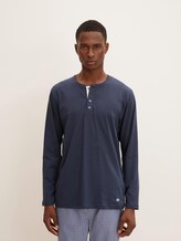 Long sleeve pyjama top - Men - blue-dark-solid Long sleeve pyjama top - Men - blue-dark-solid - 1 - TOM TAILOR