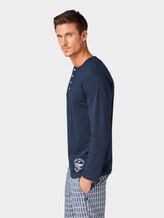 Long sleeve pyjama top - Men - blue-dark-solid Long sleeve pyjama top - Men - blue-dark-solid - 11 - TOM TAILOR