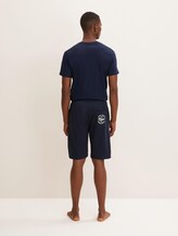 Jersey Bermuda Shorts - Mannen - blue-dark-solid Jersey Bermuda Shorts - Mannen - blue-dark-solid - 2 - TOM TAILOR
